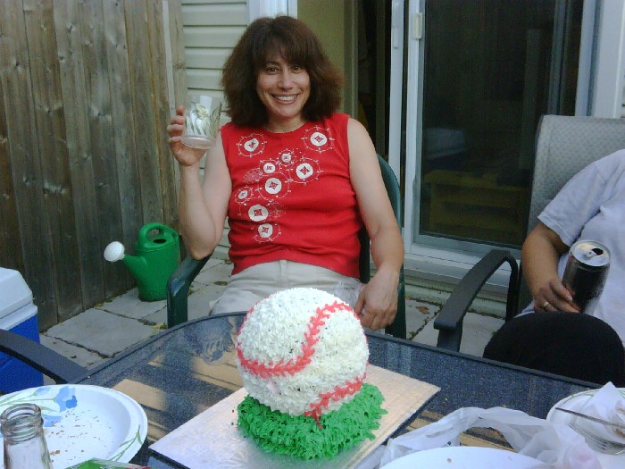 [Ministry of Labour BBQ Mary and Birthday Cake photo]