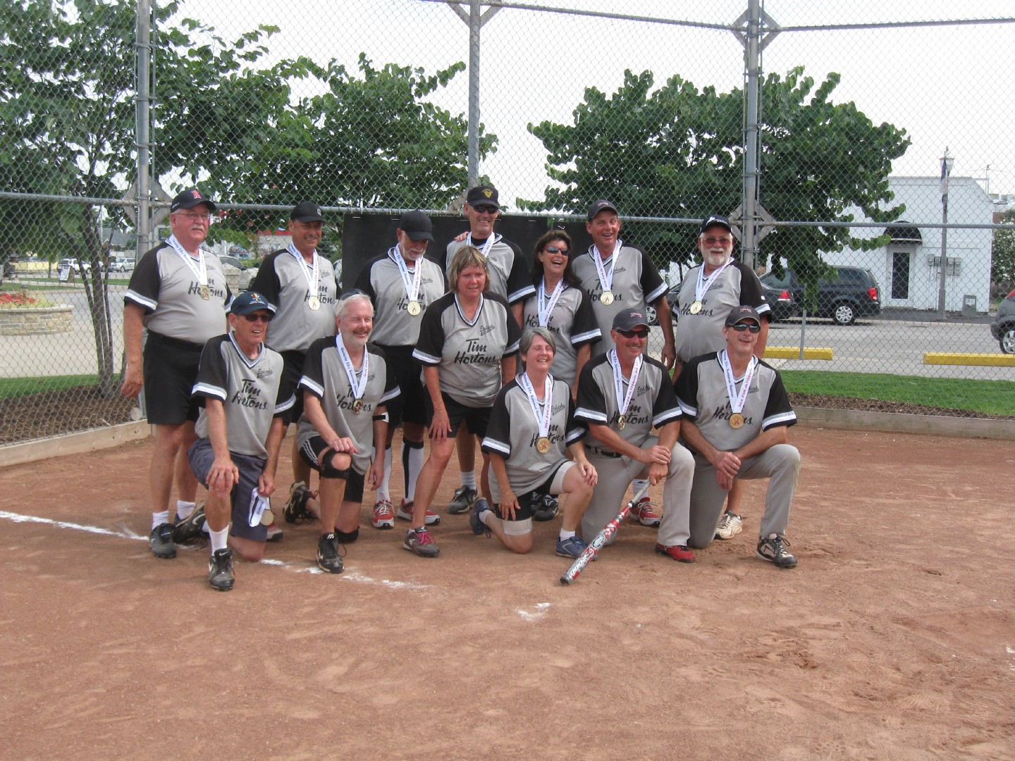 [Mississauga Slo-pitch Team, Ontario 55+ Summer Games 2014 Gold Medal Champions]
