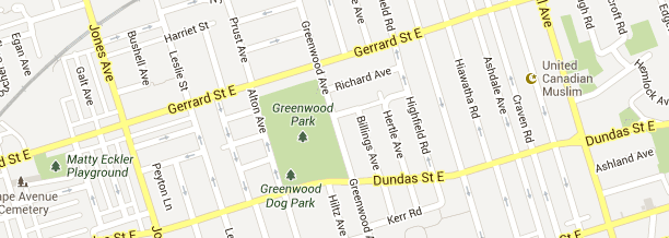 [Greenwood Park Map]