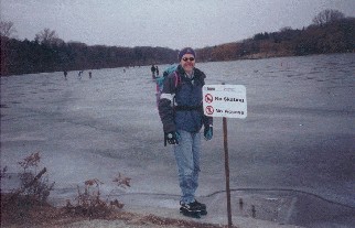 [Mike, Grenadier Pond, High Park, December 2001, click to enlarge]