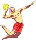 [volleyball server]