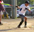 [End of Season Game, Roto-Rooter vs Mudhens, August 28, click to enlarge]