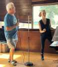 [Karaoke. Shebeens, August 31, click to enlarge]