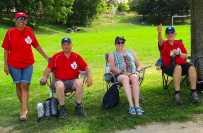 [Maple Leafs Baseball Game, August 14, click to enlarge]