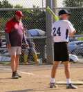[End of Season Game, Roto-Rooter vs Mudhens, August 28, click to enlarge]