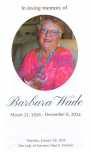 [Barb Wade Funeral #2, click to enlarge]