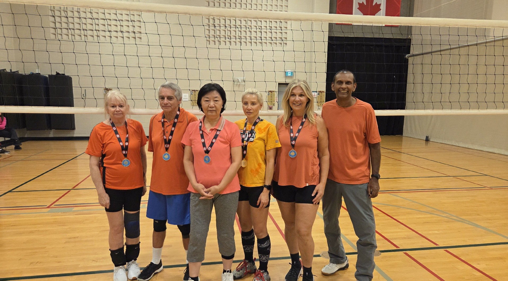 [2025 Volleyball Rainbow Tournament Team Orange]