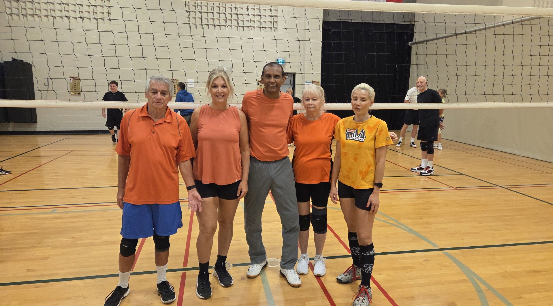 [2025 Volleyball Rainbow Tournament Team Orange]